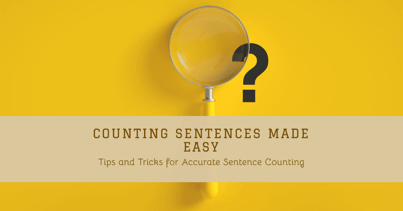 How to Count Sentences in a Paragraph